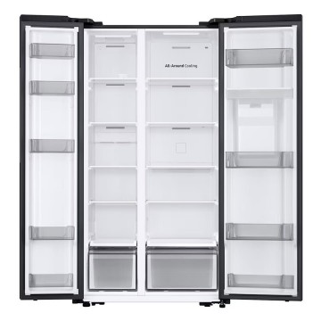 Samsung Ψυγείο Ντουλάπα 578lt Total NoFrost Υ178xΠ91.2xΒ65.4εκ. Μαύρο RS57DG410EB4EF